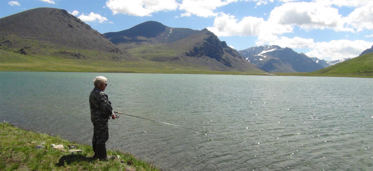 Fishing in Mongolia
